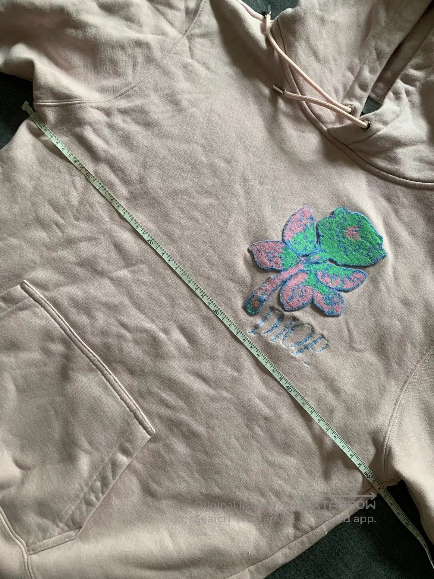 Dior Dior Rose Embroidery Pink Hoodie. Size XS / US 0-2 / IT 36-38 - 5 Thumbnail