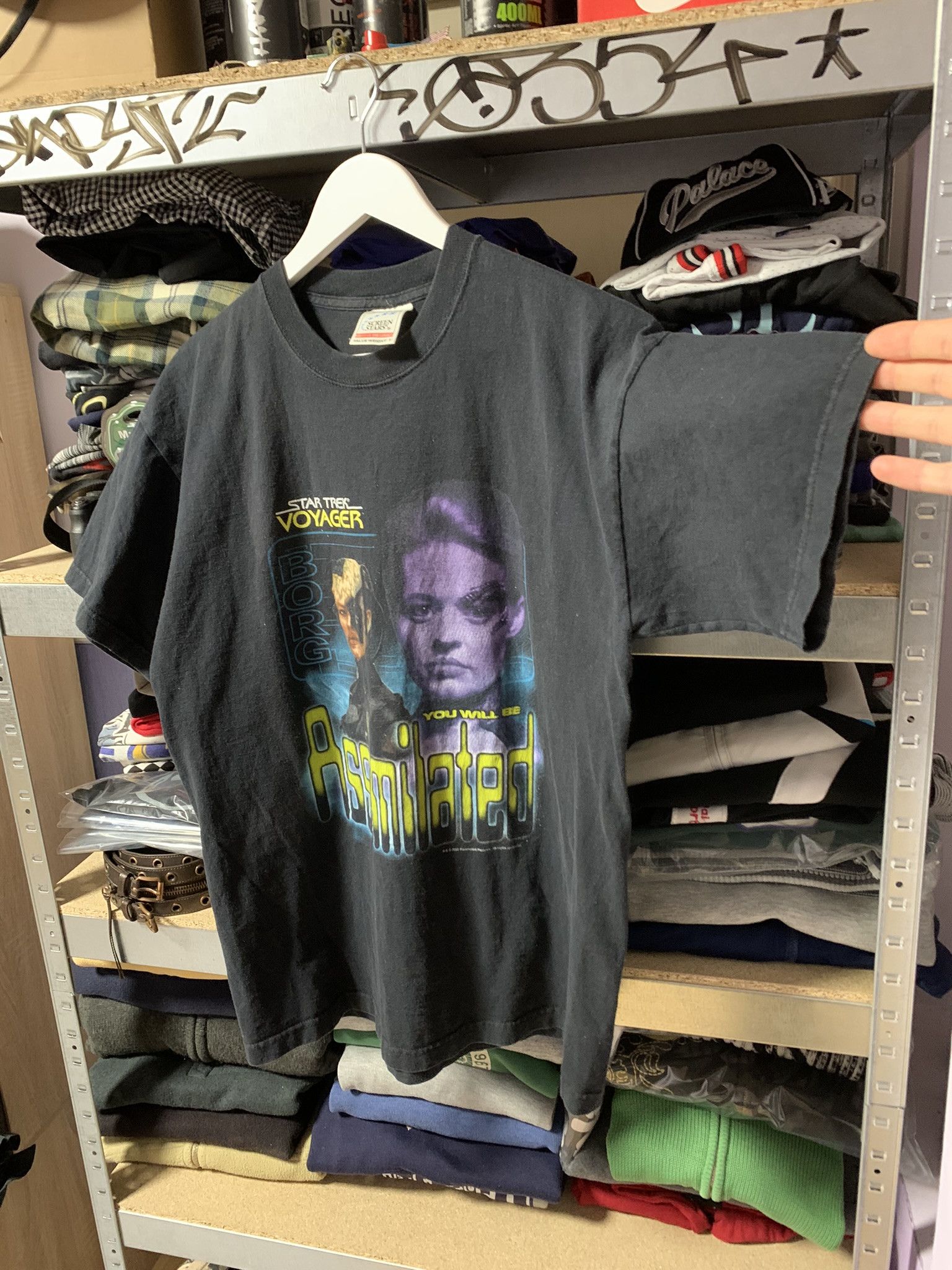 Fruit Of The Loom Vintage Star Trek Voyager 2001 Merch T Shirt Size US L / EU 52-54 / 3 - 4 Thumbnail