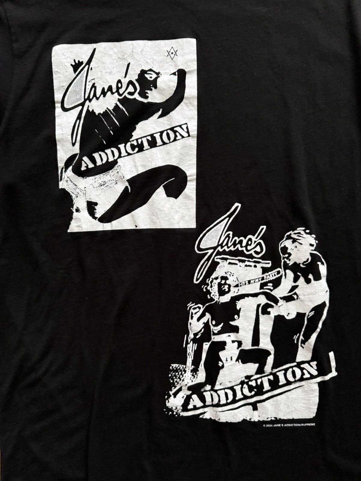 Supreme Jane's Addiction Ringer T Shirt Black