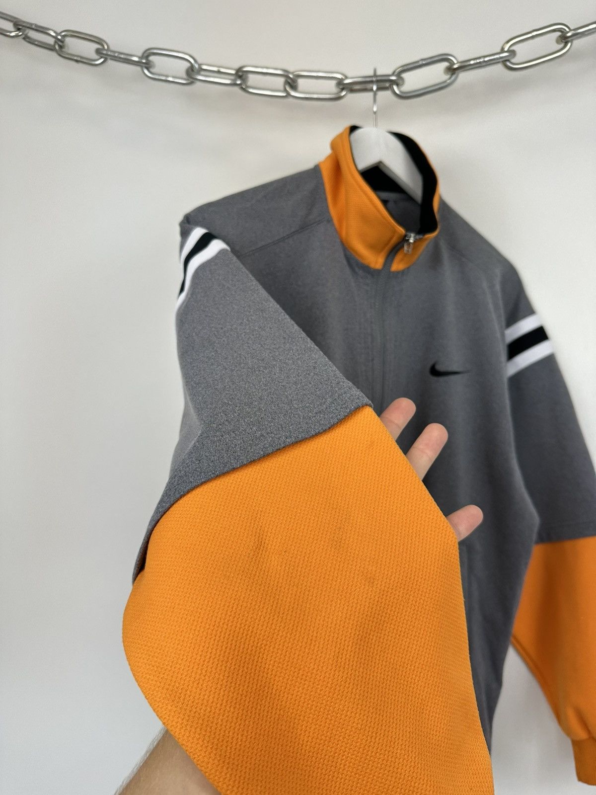 Nike Vintage 90s Nike Big Logo Embroidered Retro Track Jacket Size US S / EU 44-46 / 1 - 7 Thumbnail
