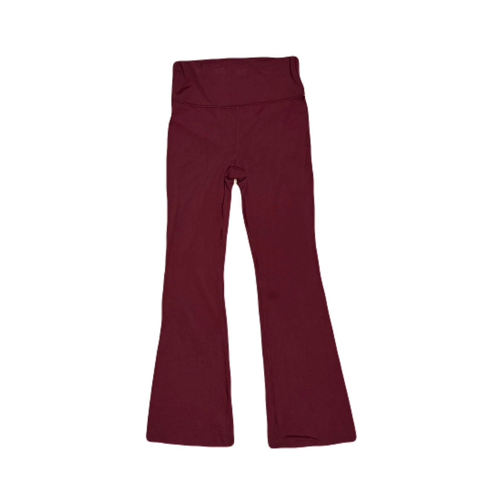 The Unbranded Brand All In Motion Women’s burgundy Flare Legging Size Large Size 34" / US 12 / IT 48 - 3 Thumbnail