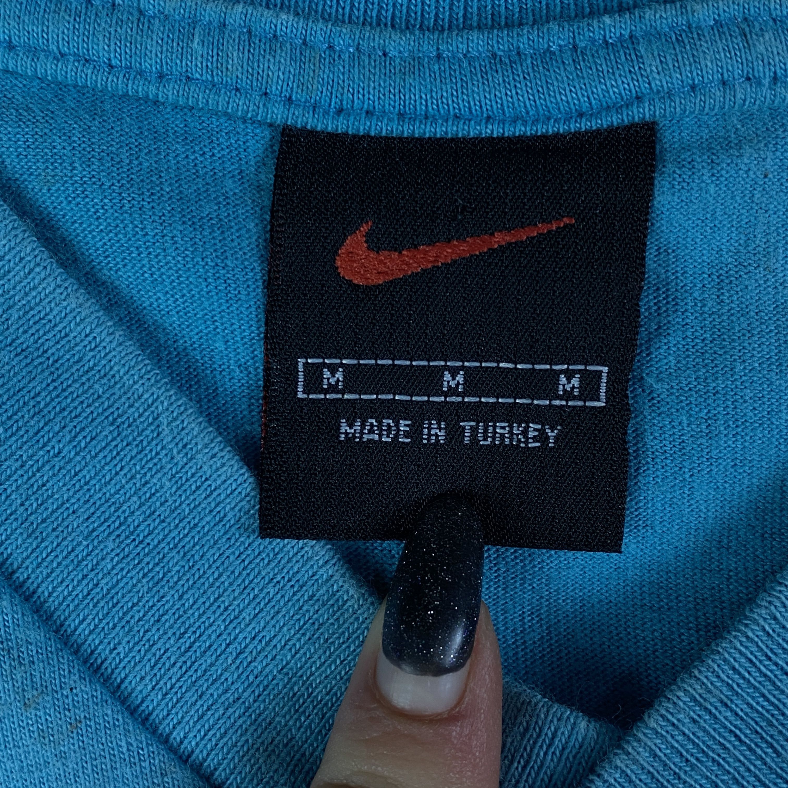 Nike Mens T Shirt Nike Vintage Swoosh Size M Blue Size US M / EU 48-50 / 2 - 6 Thumbnail