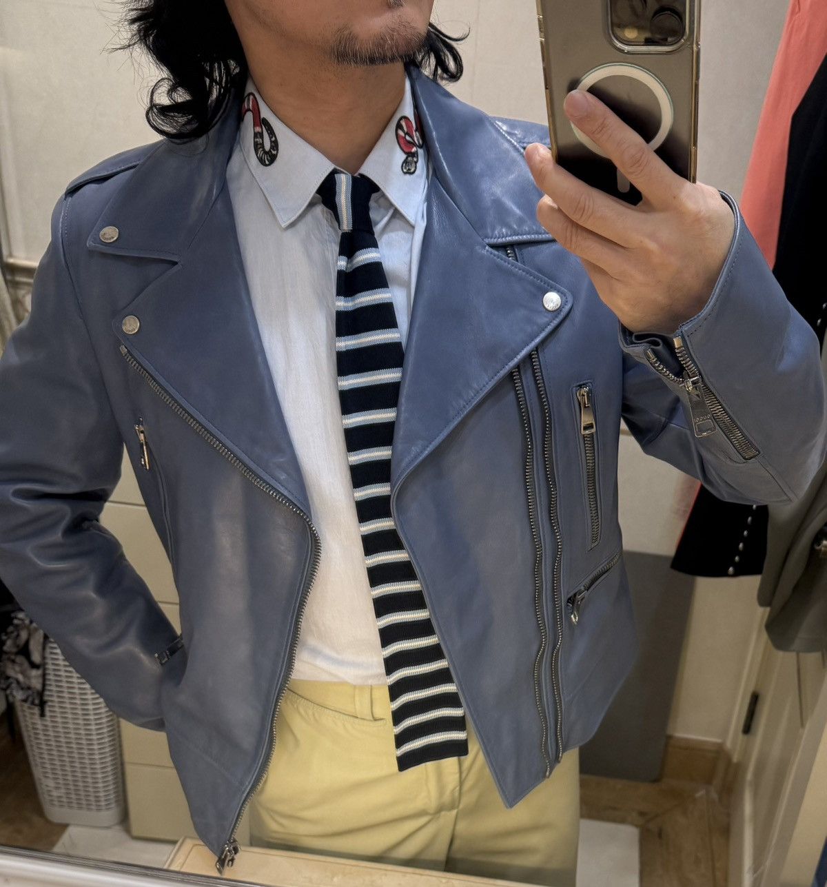 Gucci biker jacket size48 Size US M / EU 48-50 / 2 - 1 Thumbnail