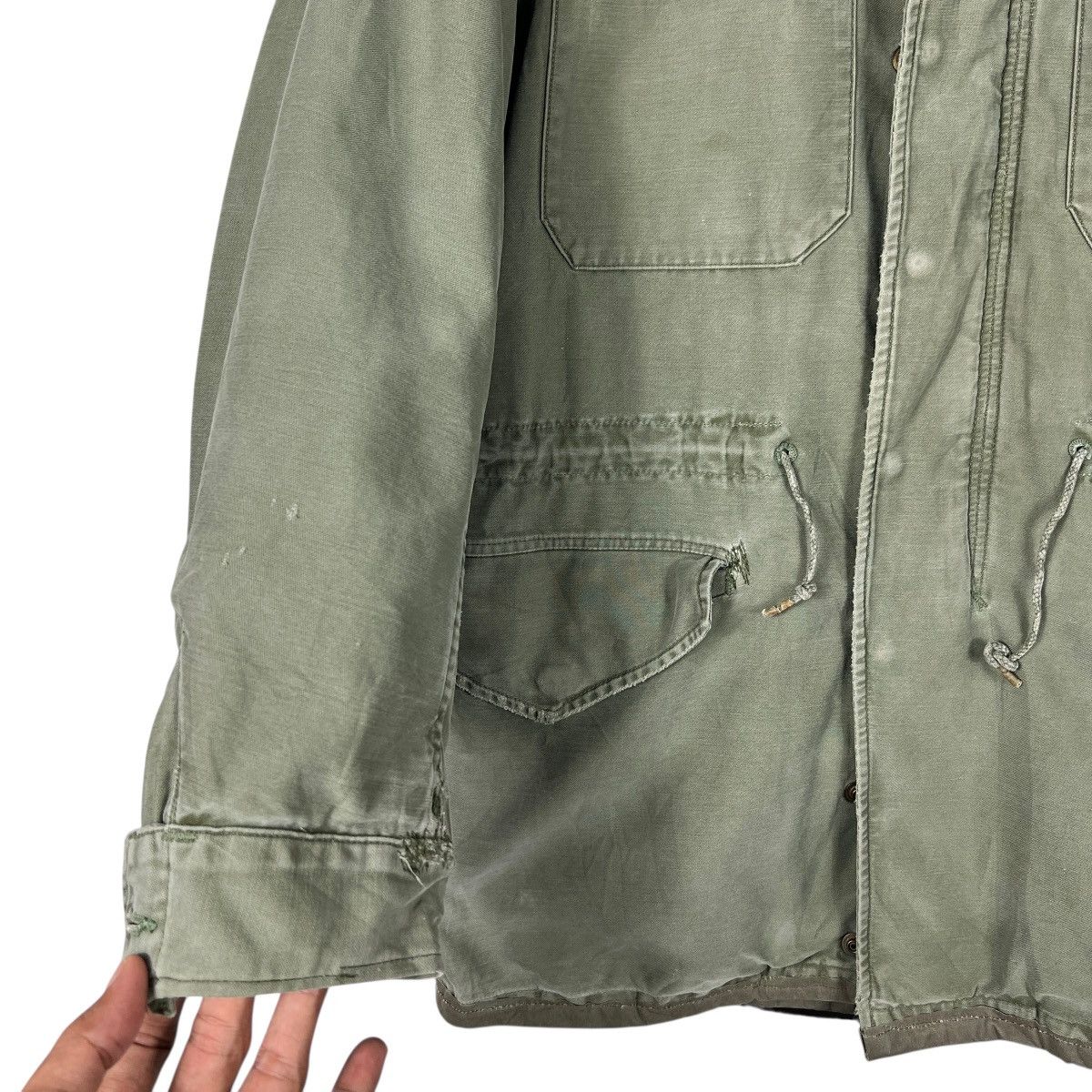Vintage Vintage M-51 OG 107 SATEEN FIELD JACKET CROWN ZIPPER Size US XS / EU 42 / 0 - 6 Thumbnail
