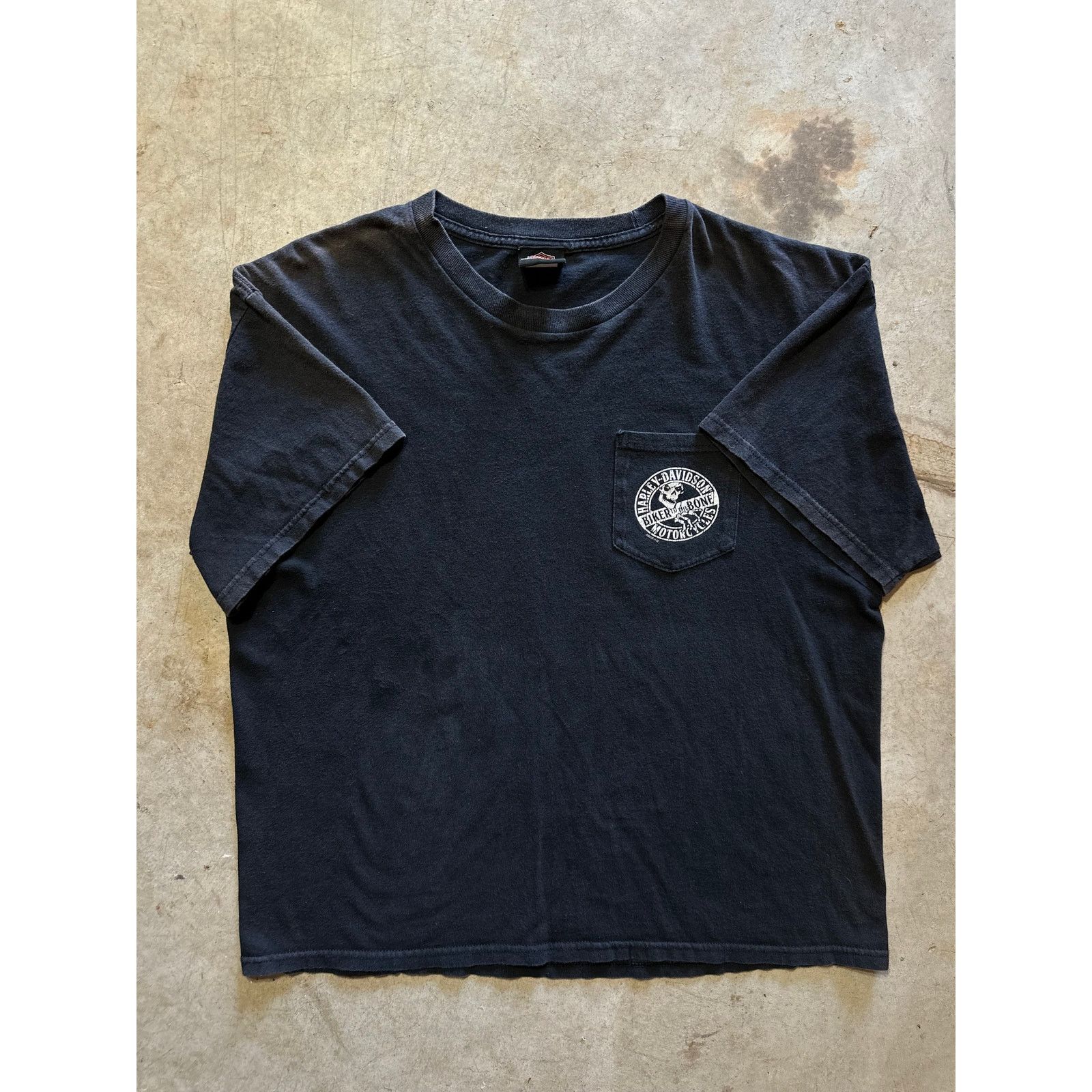 Harley Davidson × Vintage Harley Davidson Motorcycles Black Graphic T-Shirt XL Flames Size US XL / EU 56 / 4 - 2 Thumbnail