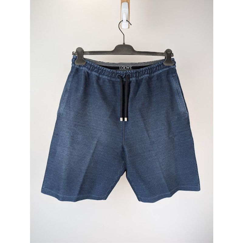 Loewe o1rshd1 Bermuda Shorts in Indigo Blue Size US 34 / EU 50 - 2 Thumbnail