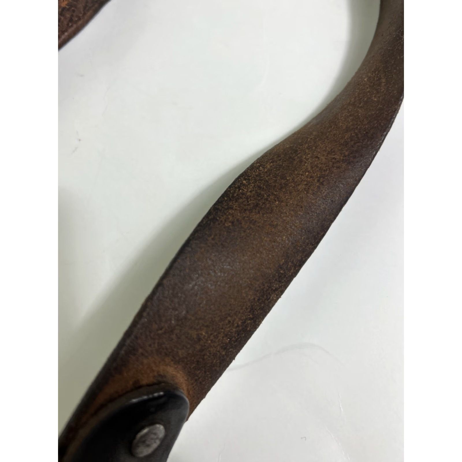 Vintage VINTAGE Brown Leather Wester Belt Mens Size 48 Unbranded Belt Men Brown Leather 48 Vintage Size ONE SIZE - 6 Thumbnail