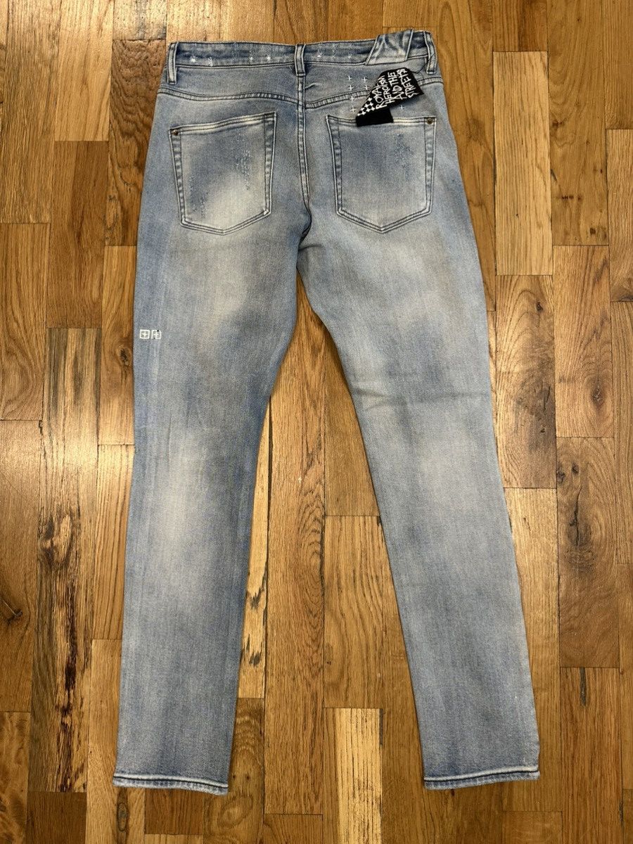 Ksubi Ksubi Distressed Blue Denim Jeans Size 31 Size US 31 - 2 Thumbnail