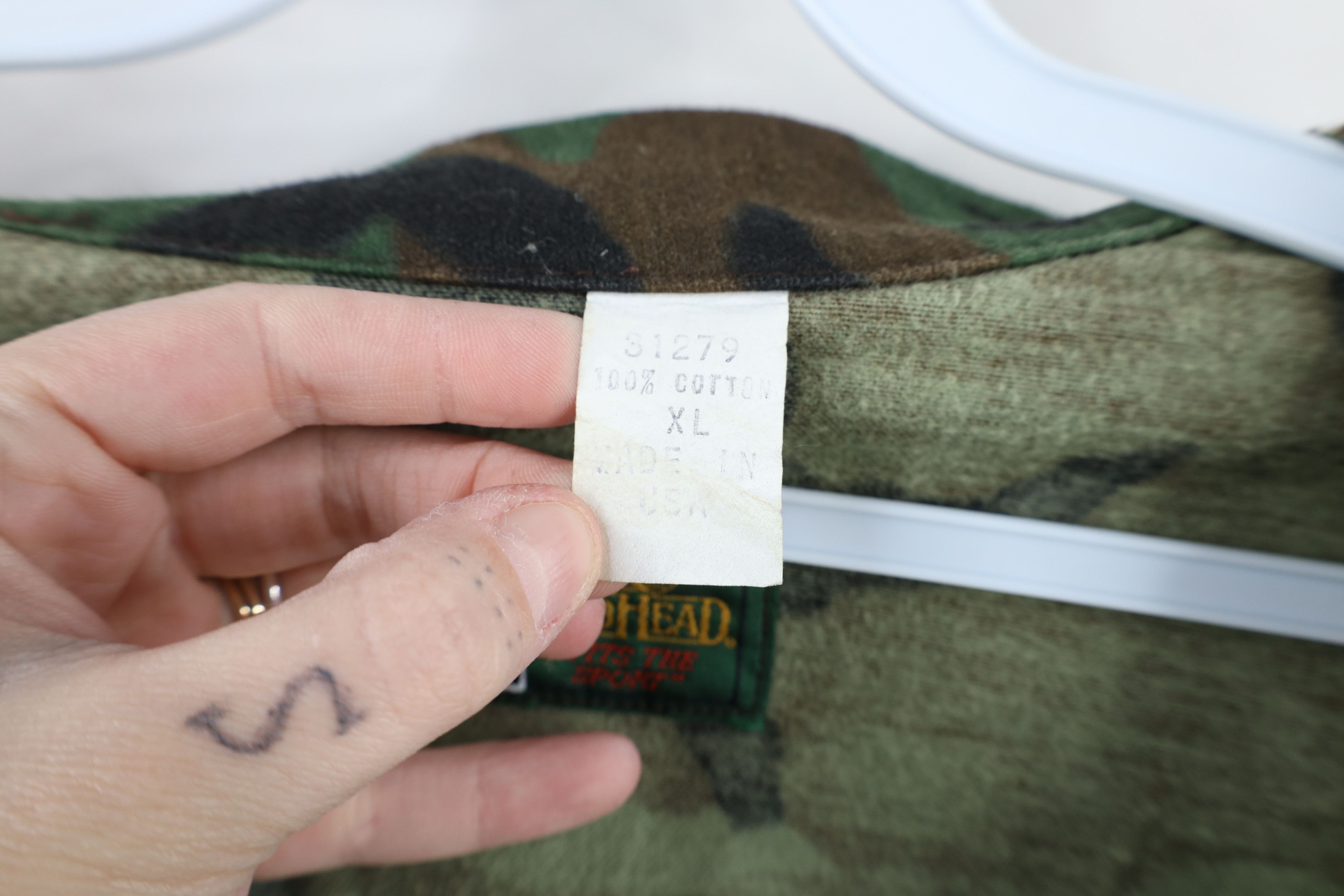 Vintage Vintage 70s Streetwear Cloth Camouflage Bomber Jacket USA Size US XL / EU 56 / 4 - 11 Thumbnail