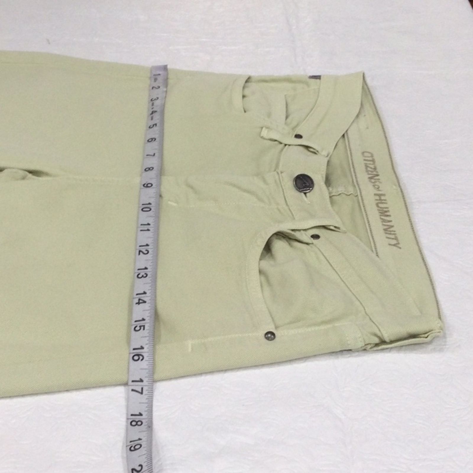 Citizens Of Humanity Citizens of Humanity Jerome Dahan Pale Green Skinny Pant 26 Size 26" / US 2 / IT 38 - 12 Thumbnail