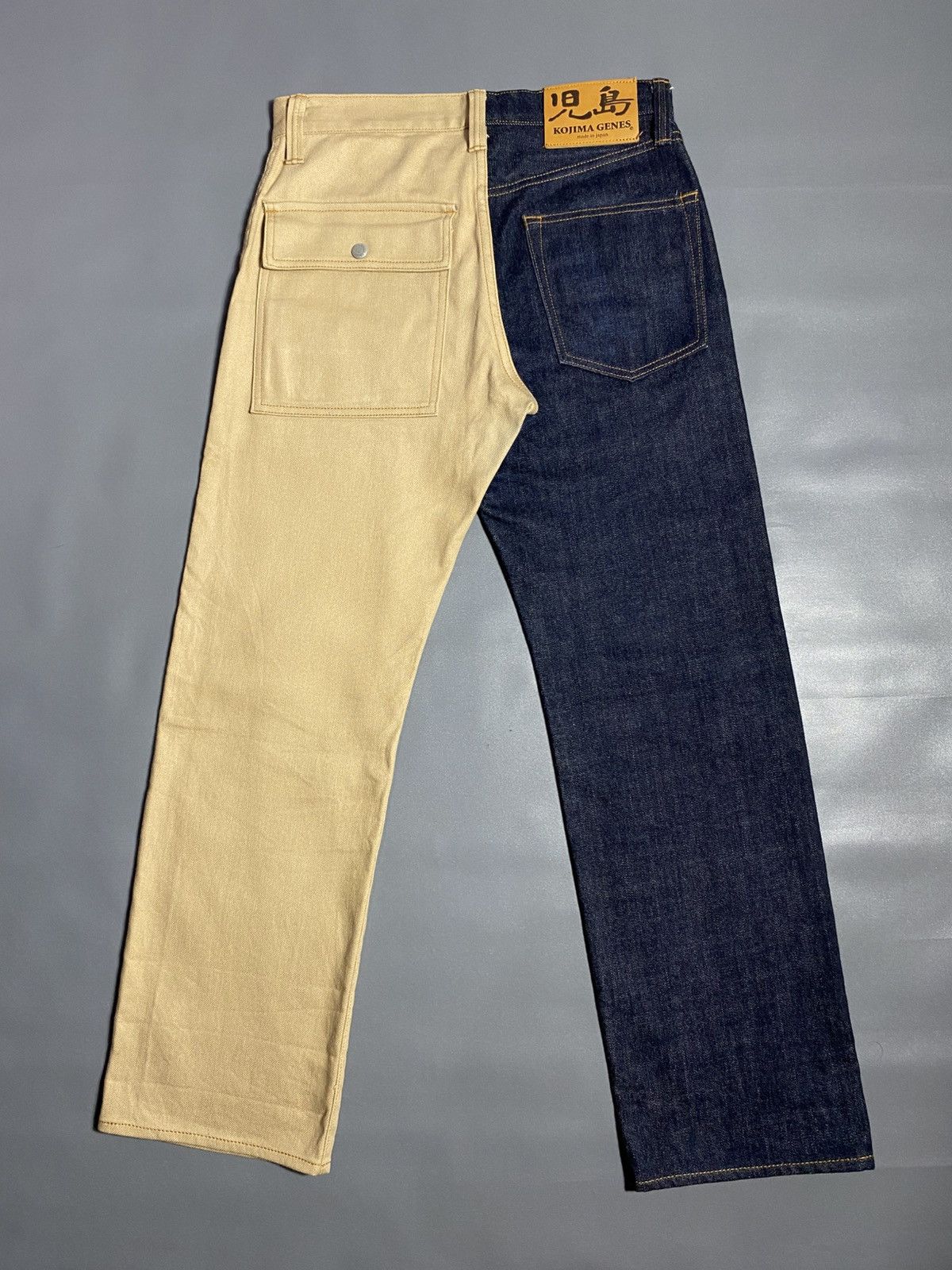 KOJIMA GENES KOJIMA GENES Japan Nice Design Indigo Jeans Size US 30 / EU 46 - 4 Thumbnail
