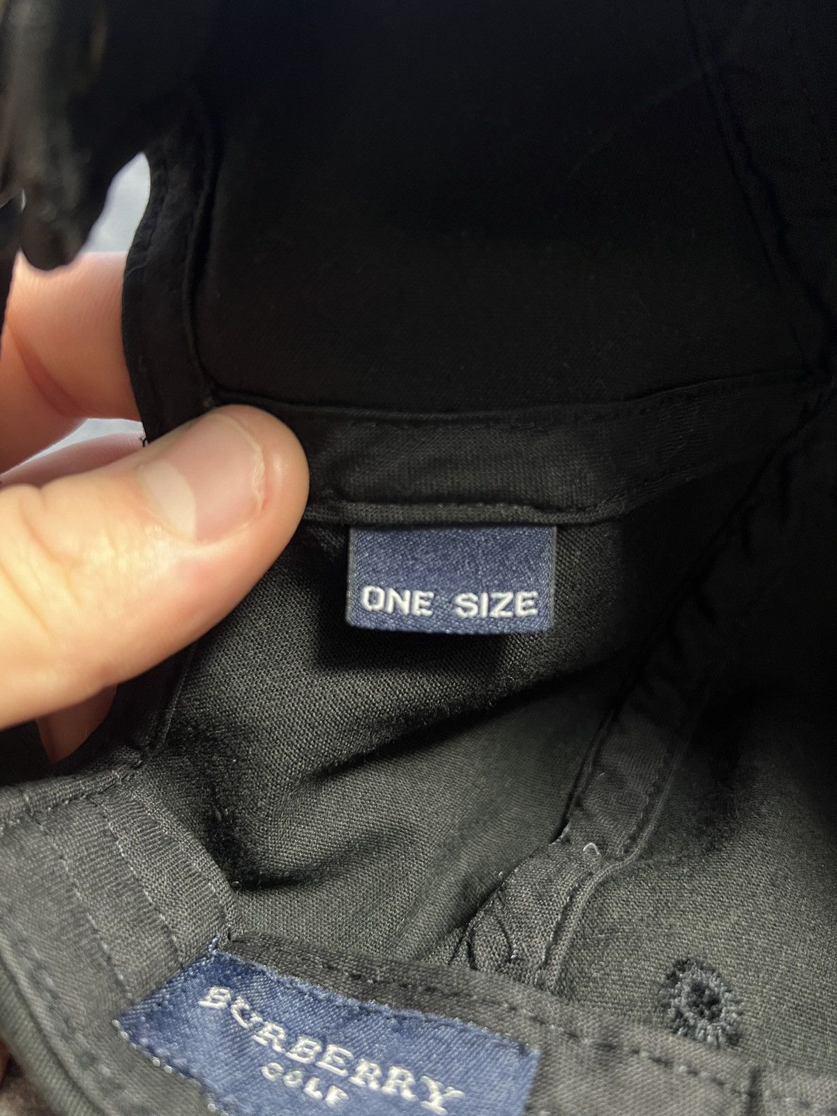 Burberry Burberry Hat Black Cap Size ONE SIZE - 9 Thumbnail