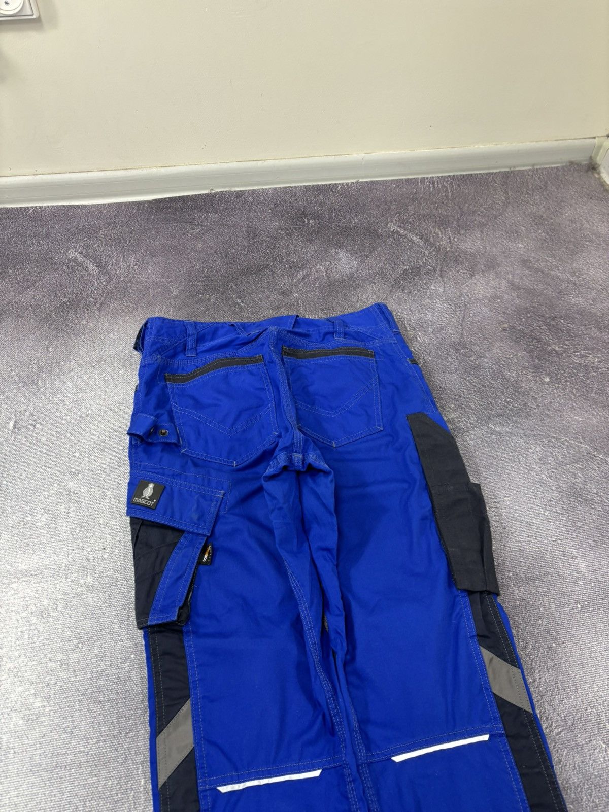 Other Mascot Workwear Blue Heavy Cordura Utility Cargo Pants Size US 30 / EU 46 - 12 Thumbnail