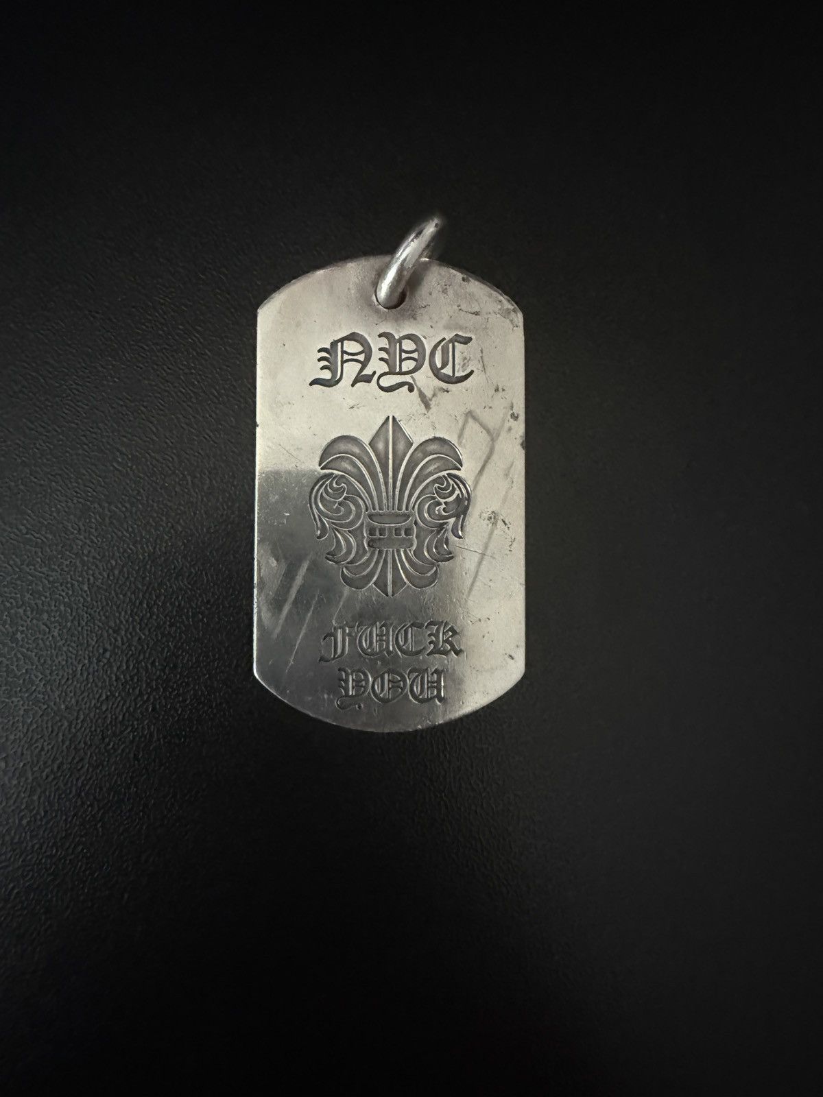 Chrome Hearts Chrome Hearts NYC “F*** You” Dog Tag Pendant Size ONE SIZE - 3 Thumbnail