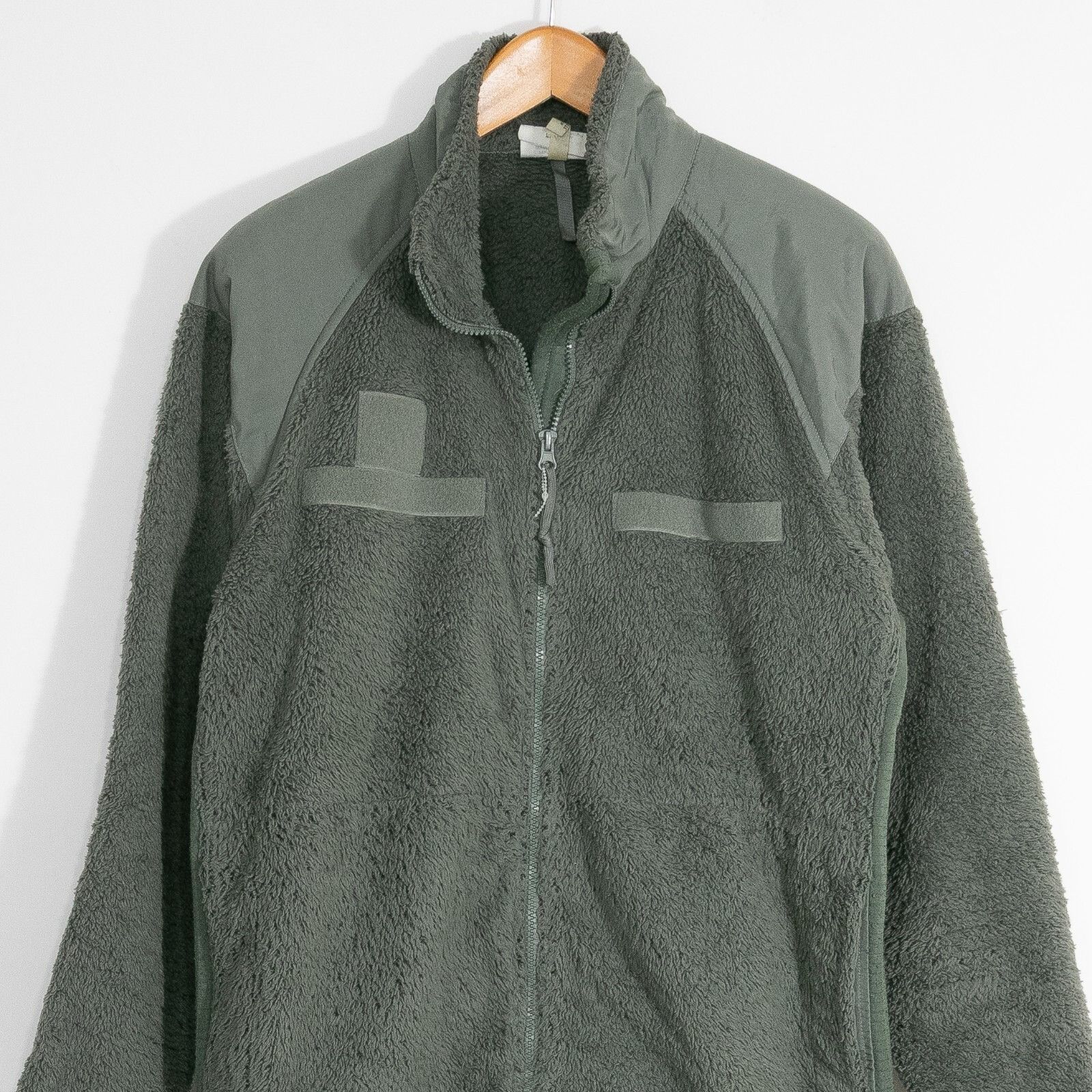 Vintage US Army Cold Weather Jacket Fleece Medium - Green Military Size US M / EU 48-50 / 2 - 2 Thumbnail