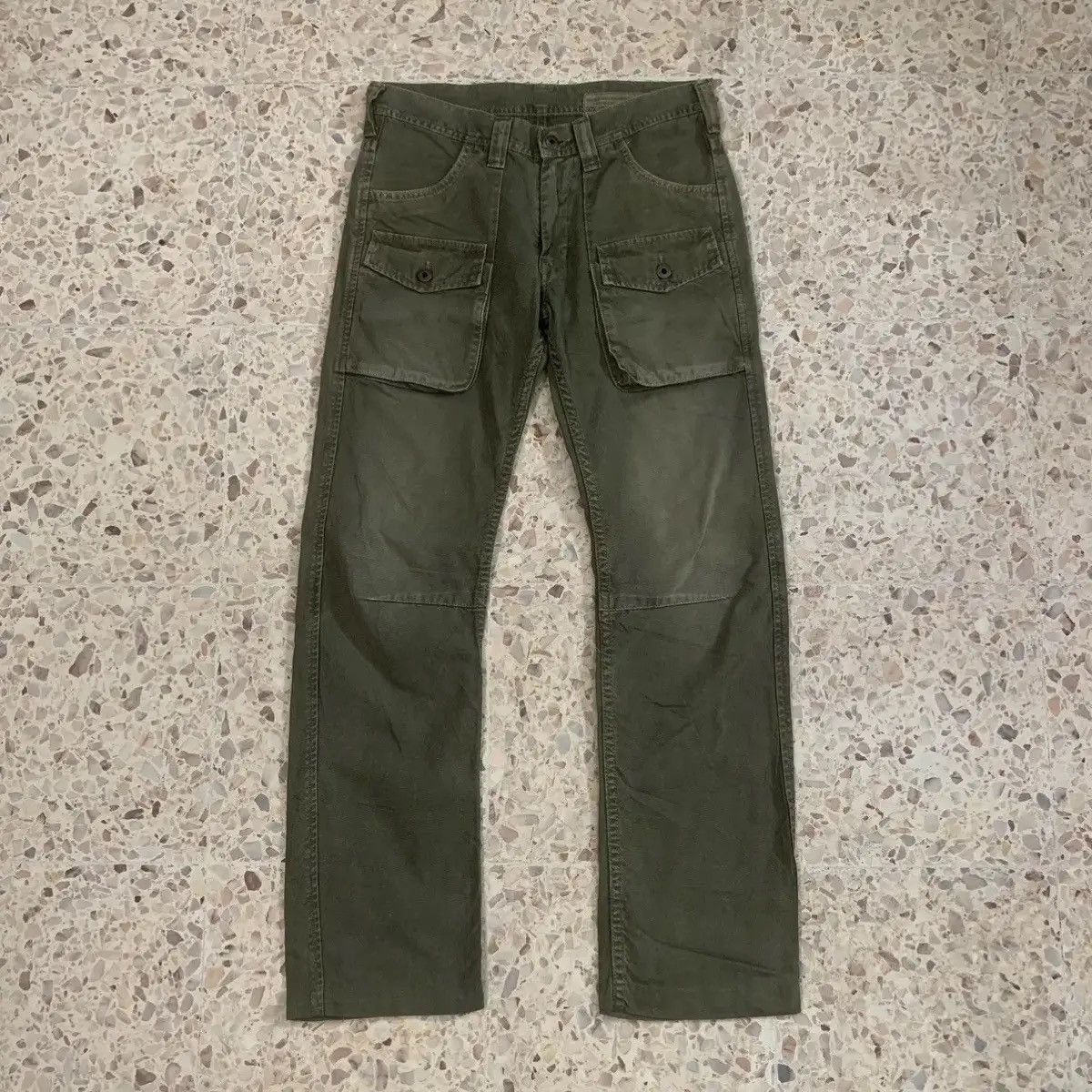 If Six Was Nine Duck Canvas Rugged Trousers Japanese Vintage Faded Bush Pant Size US 30 / EU 46 - 3 Thumbnail