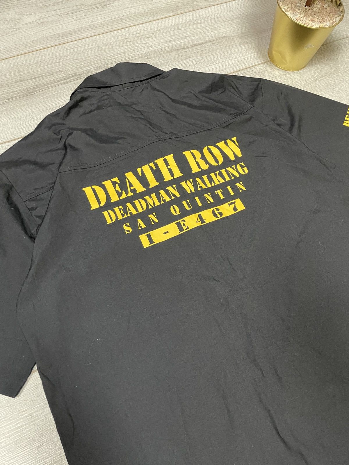 Death Row Records Vintage Death Row Records Deadman Walking Black Shirt Size US XXL / EU 58 / 5 - 15 Thumbnail