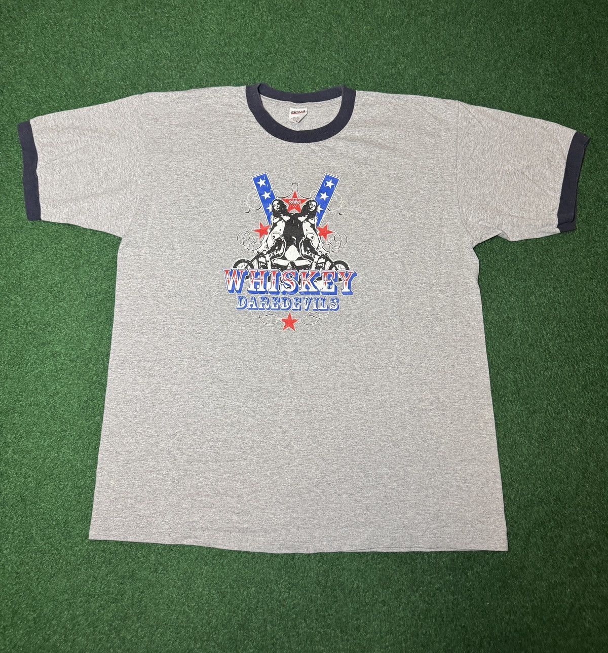 Band Tees Vtg Whiskey Daredevils Y2K Country Punk Kid Rock T Shirt Size US XL / EU 56 / 4 - 1 Thumbnail