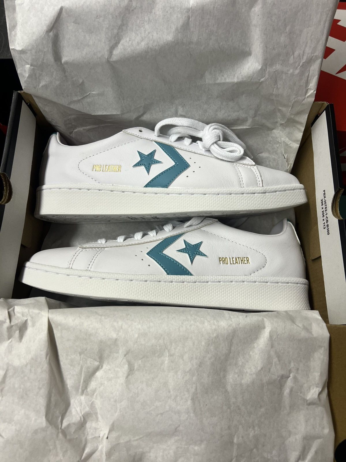 Converse Converse Pro Leather OX Low White Teal Size US 8.5 / EU 41-42 - 6 Thumbnail