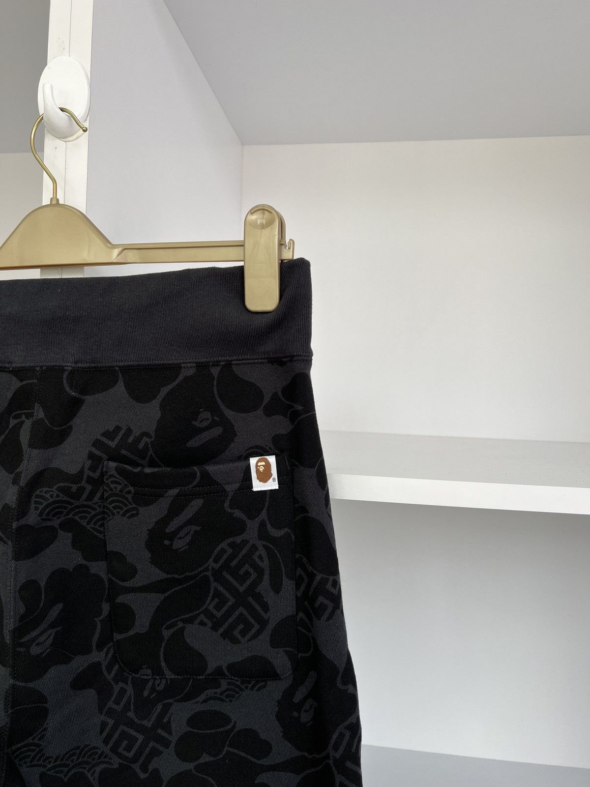 Bape Bape Black Asia Camo Shorts Size US 31 - 10 Thumbnail