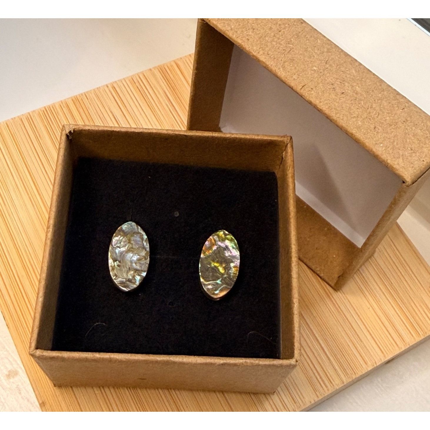 Other Oval green Abalone Shell Cufflinks Inlayed With Stainless S Size ONE SIZE - 1 Thumbnail