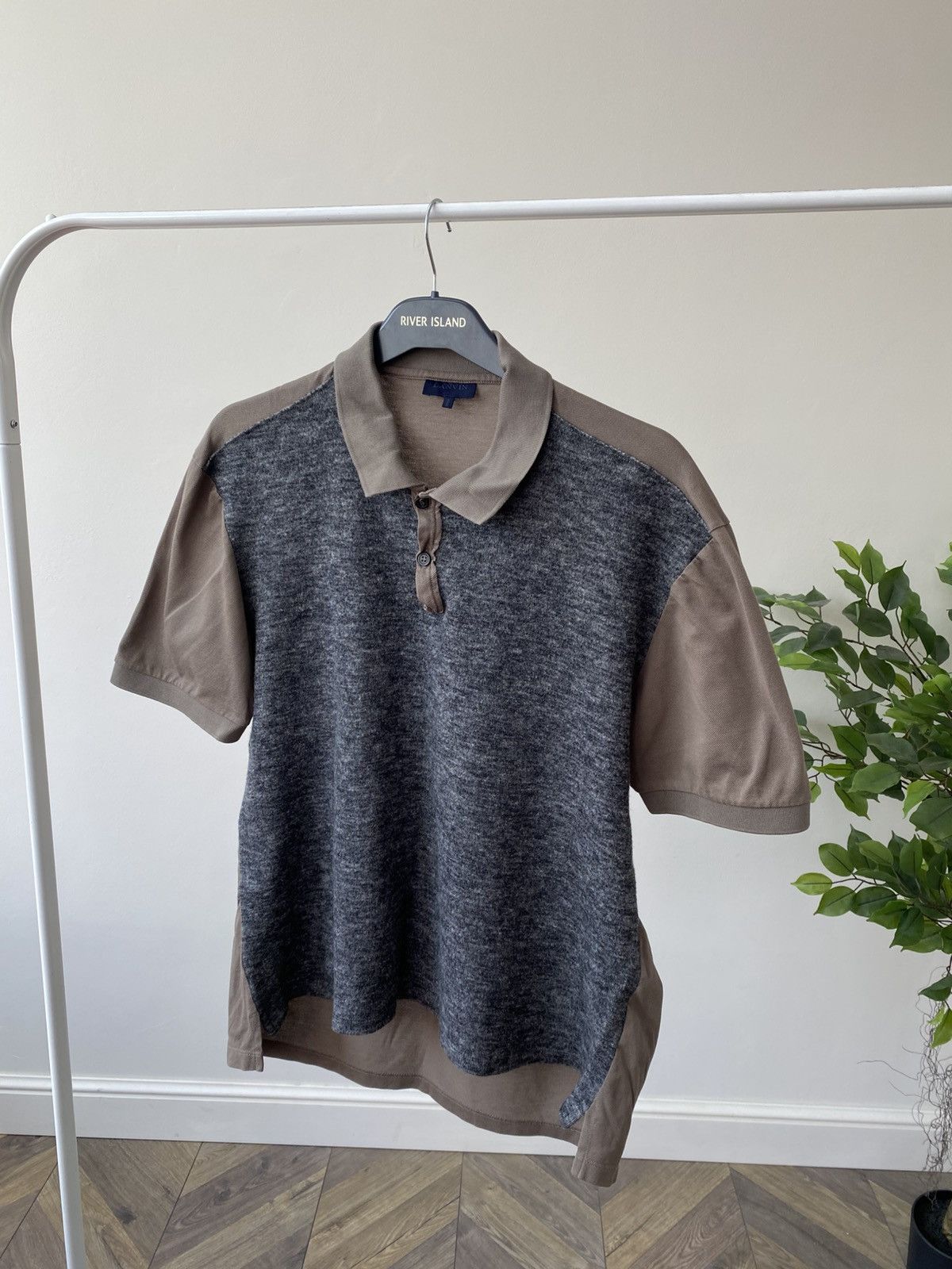 Designer × Lanvin × Vintage Vintage Lanvin Luxury Polo T-Shirt Size US L / EU 52-54 / 3 - 9 Thumbnail