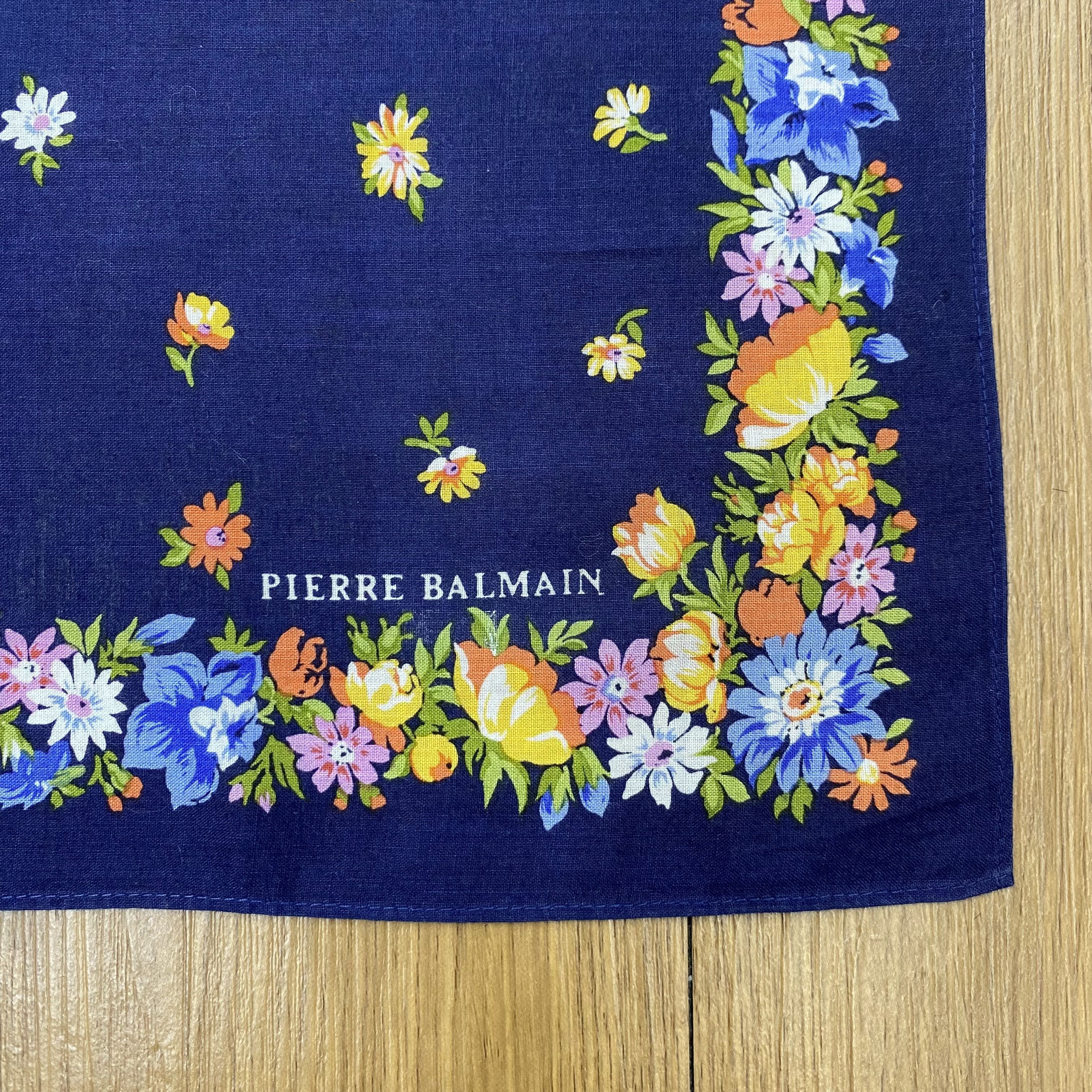 Pierre Balmain Vintage Pierre Balmain Handkerchief Neckerchief H040N Size ONE SIZE - 2 Thumbnail