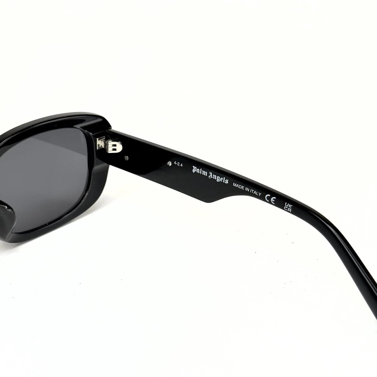 Palm Angels PALM ANGELS PERI10M 10M Angel Black Oval Logo Unisex Fashion Size ONE SIZE - 8 Thumbnail