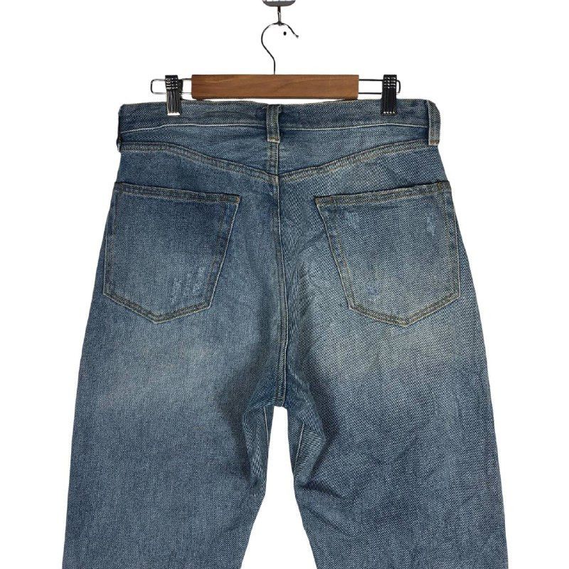 Japanese Brand Vintage Japan Distressed Rag Machine Jean Size 30" / US 8 / IT 44 - 5 Thumbnail