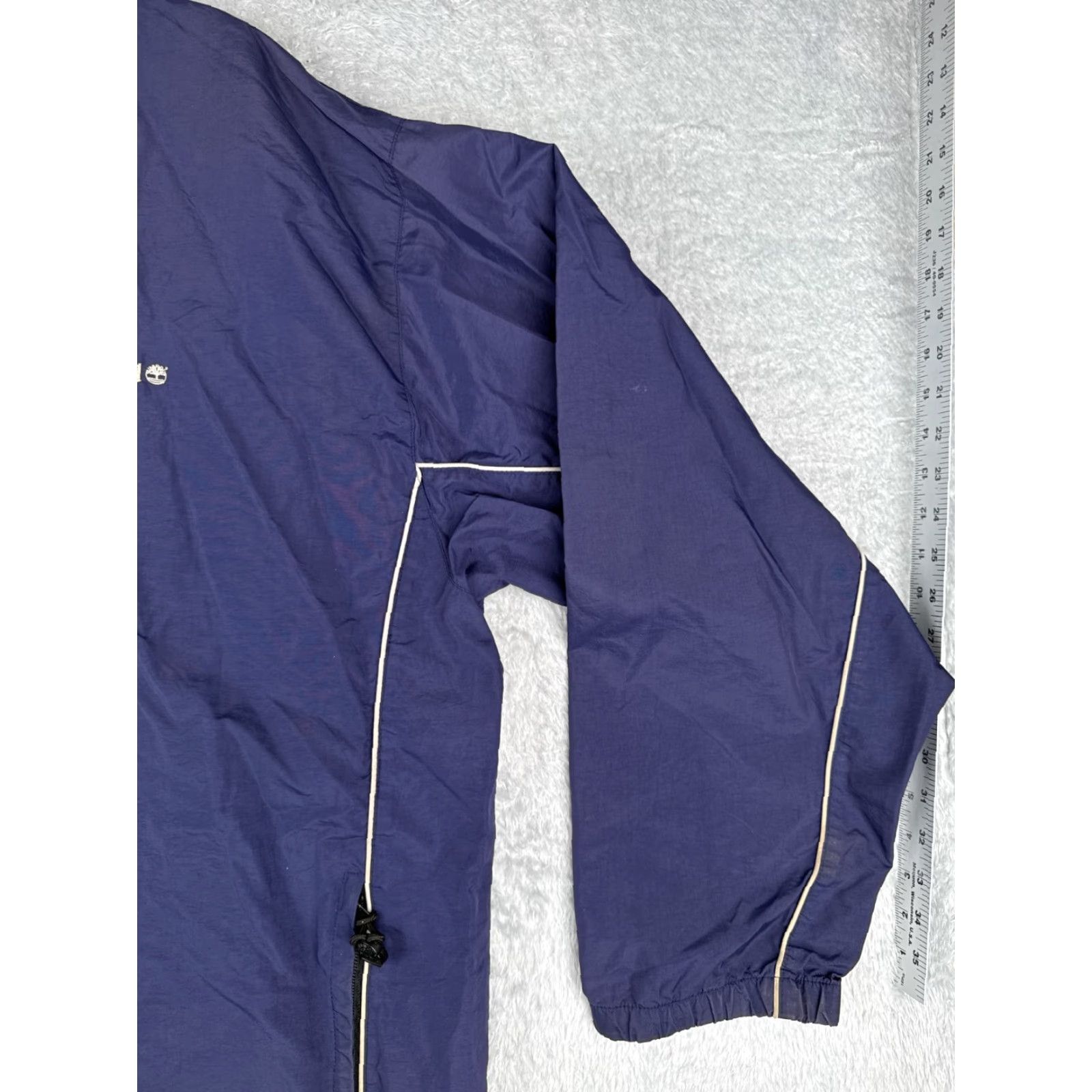 Timberland Timberland Windbreaker Jacket Mens 2XL Blue Hooded Nylon Outdoor Skiing Size US XXL / EU 58 / 5 - 4 Thumbnail