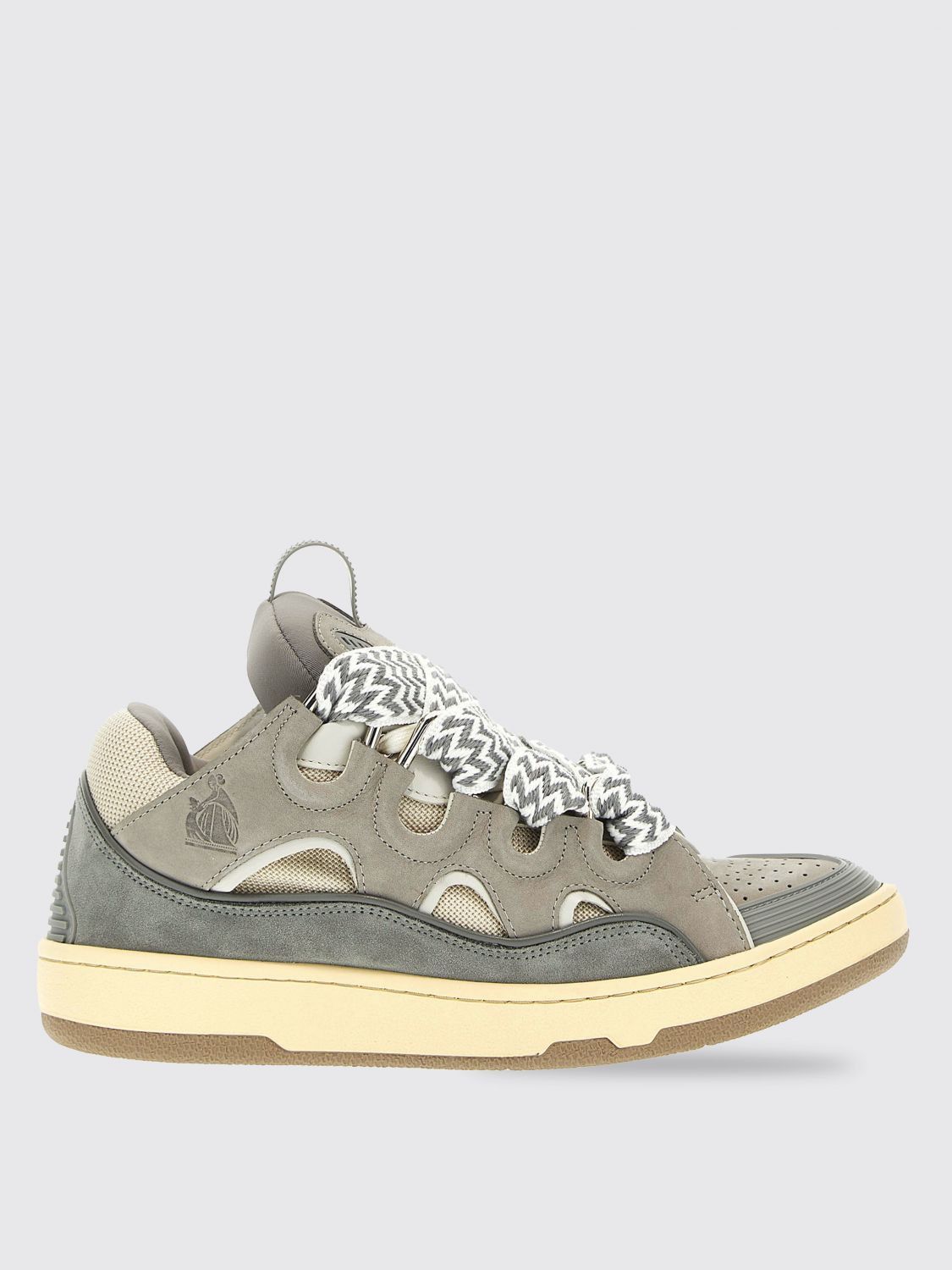 image of Lanvin Sneakers Men Grey (Size 9)