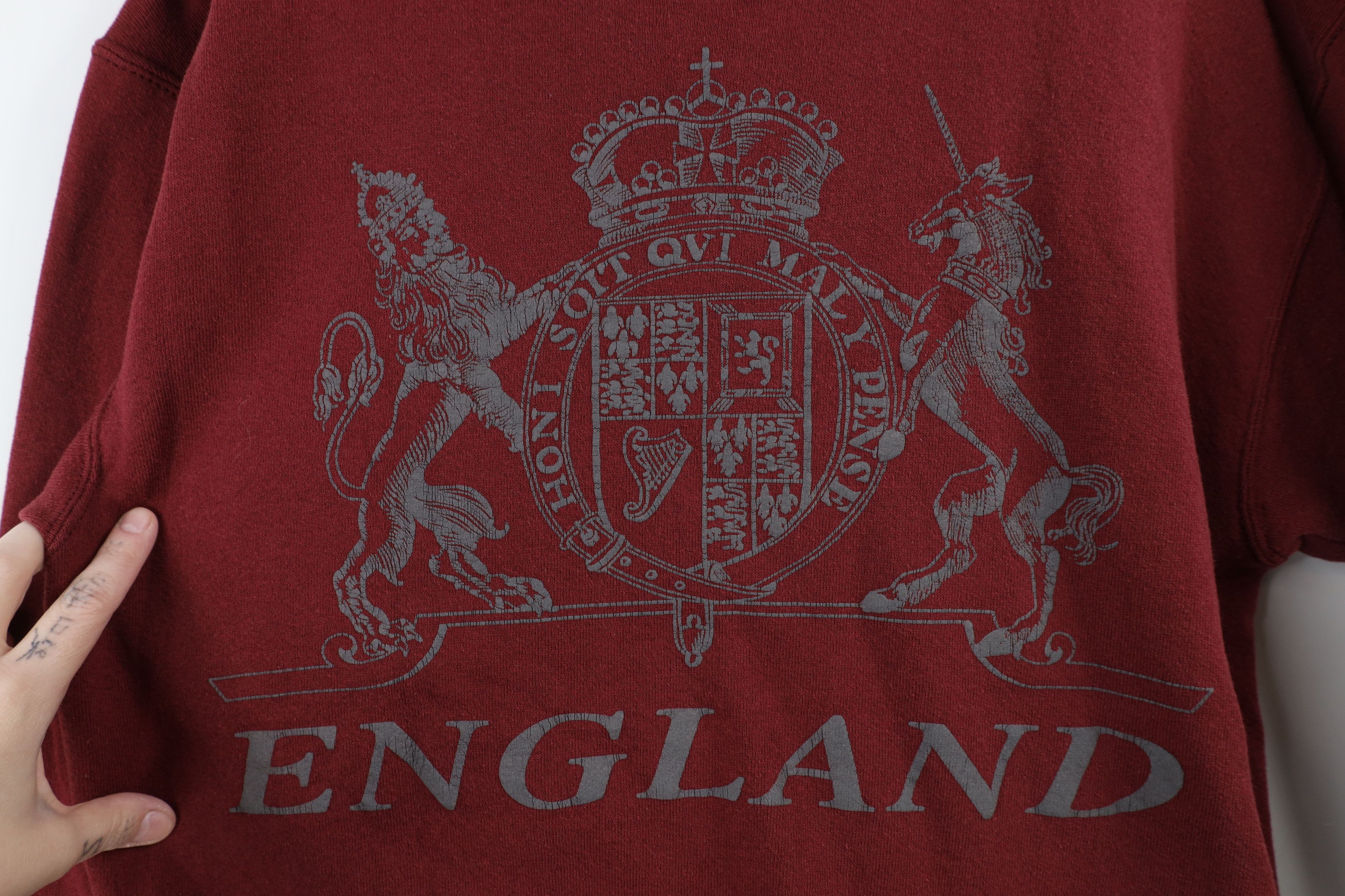 Vintage Vintage 80s 90s Streetwear England Crest Sweatshirt USA Size US M / EU 48-50 / 2 - 4 Thumbnail