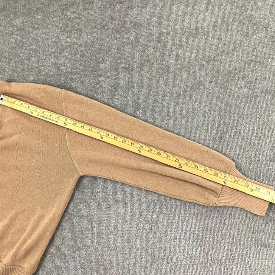 Vintage ARNOLD PALMER Cardigan Sweater Men L Brown V-Neck Vintage Old Money Cobain Shirt? Size US L / EU 52-54 / 3 - 6 Thumbnail