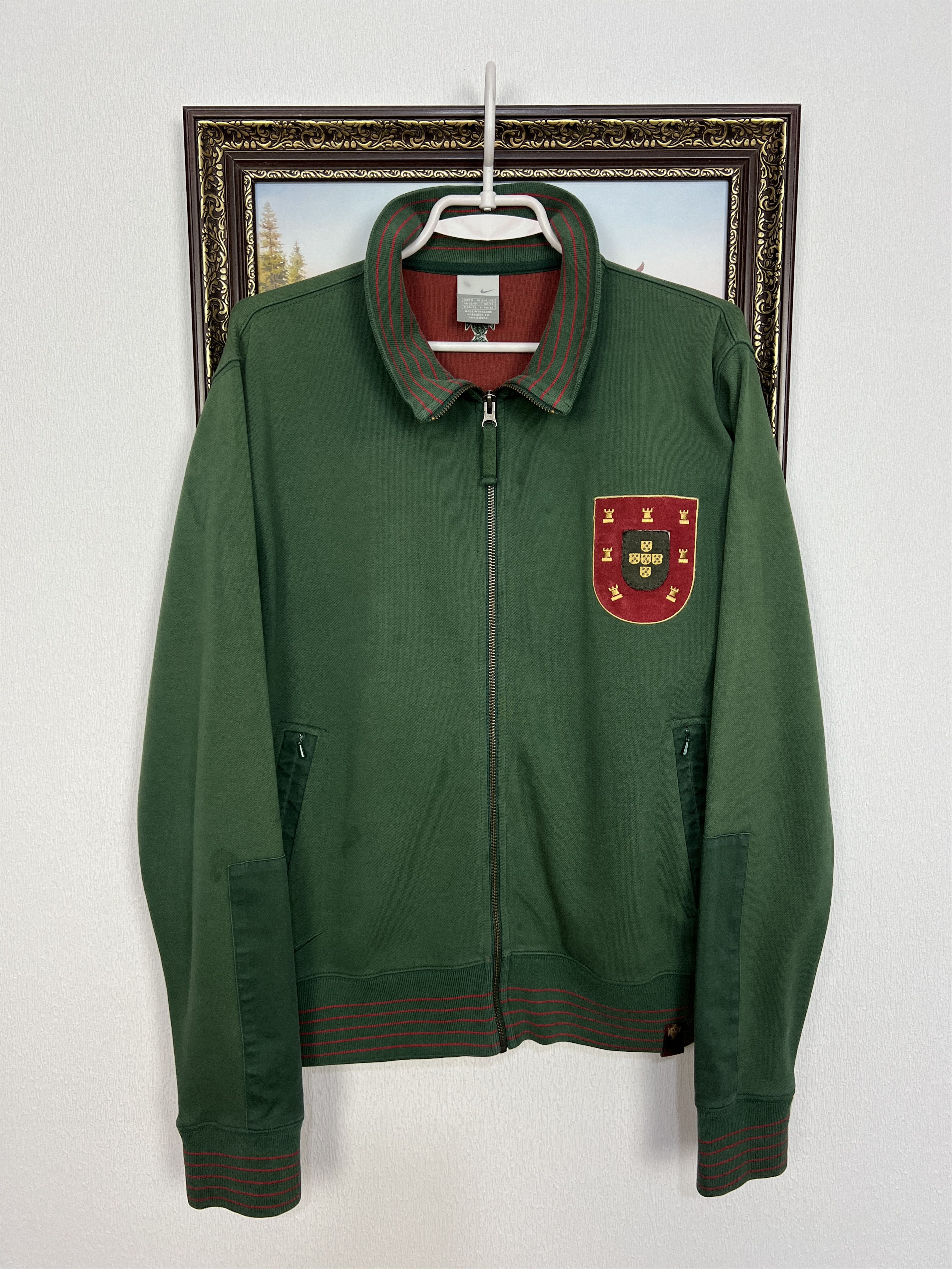 Portugal Football Jacket Soccer Track Top National Zip