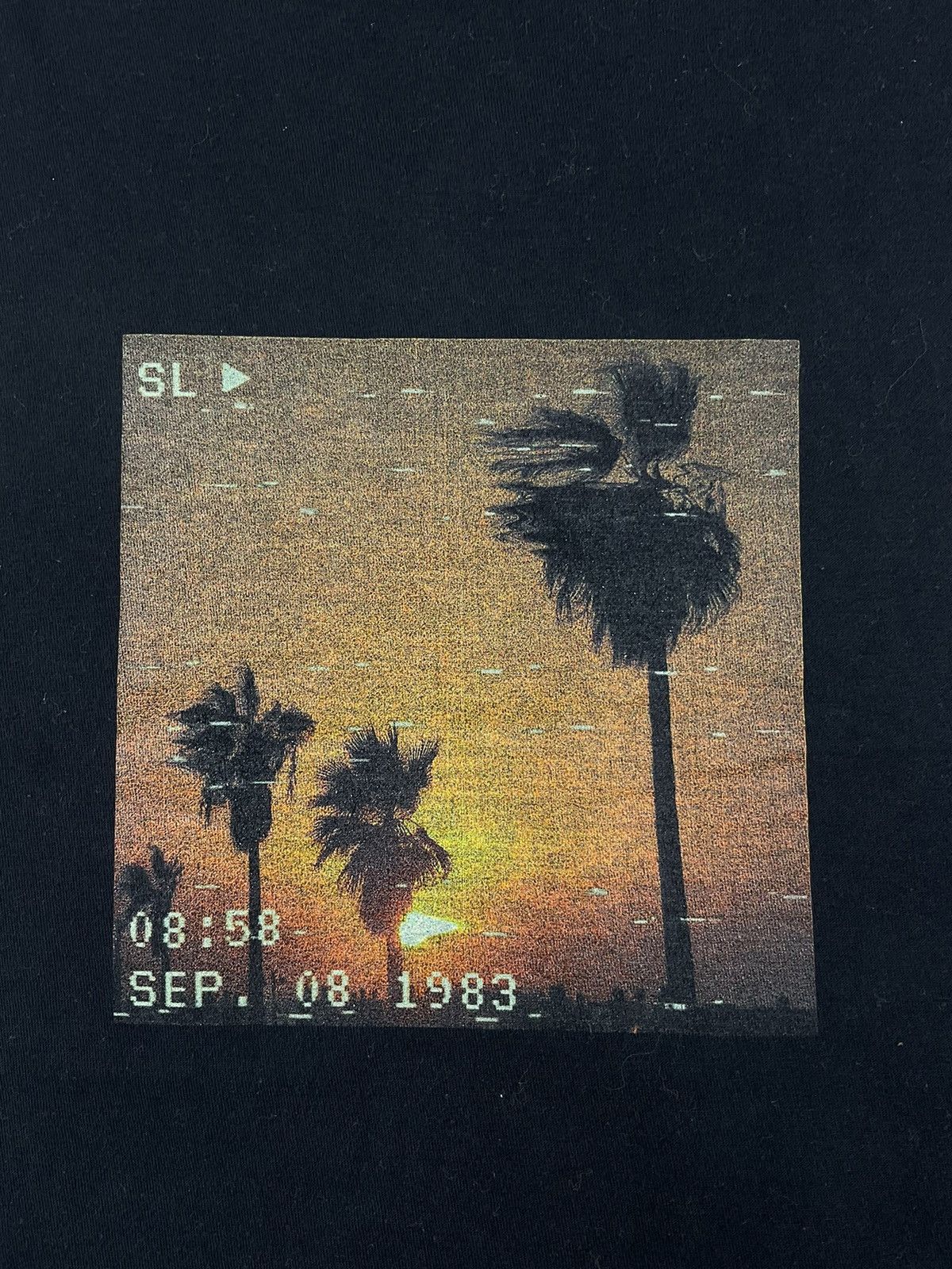 Saint Laurent Paris Saint Laurent Palm Tree Tee Size US L / EU 52-54 / 3 - 3 Thumbnail