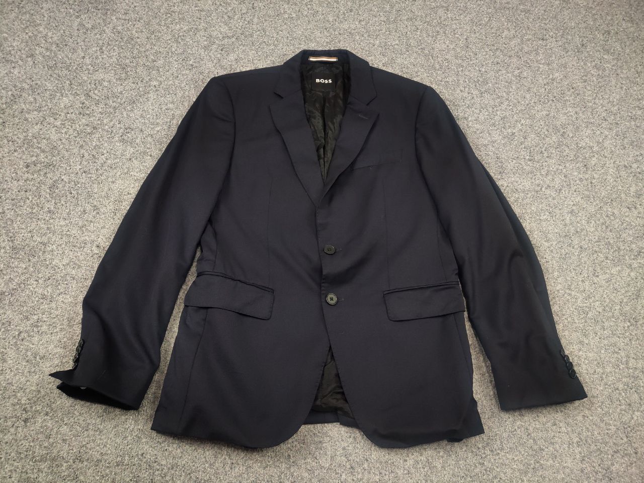 Hugo Boss Boss one the suit Design Navy Slim three-piece Blazer Pants Size 36R - 3 Thumbnail