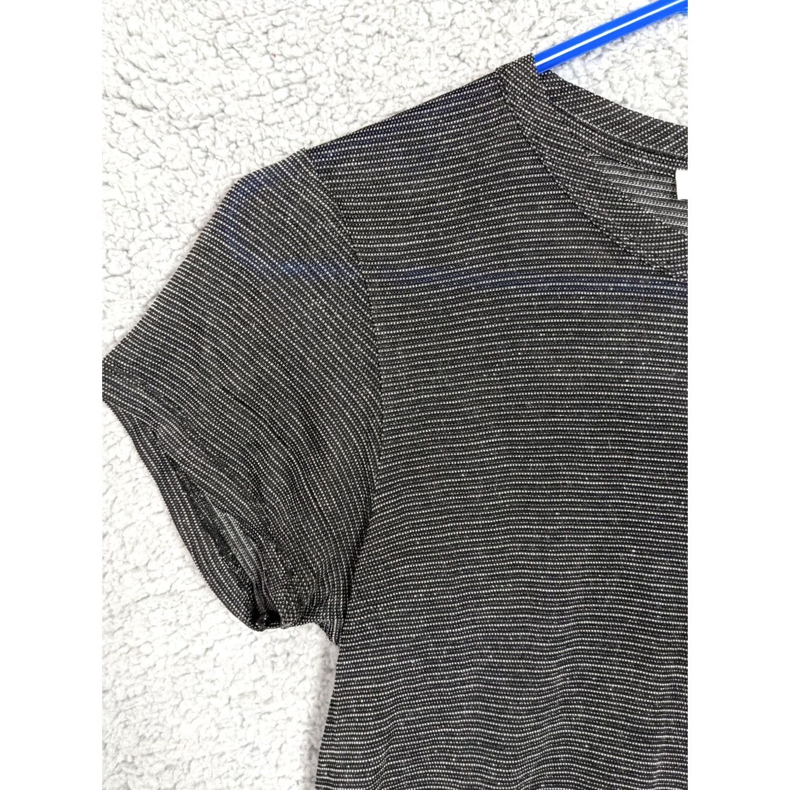 Rag & Bone rag & bone Women's Top XS Crew Neck Striped Short Sleeve Casual Knit Multicolor Lighter All Seasons Lightweight Regular Shirt Womens XS Size XS / US 0-2 / IT 36-38 - 5 Thumbnail