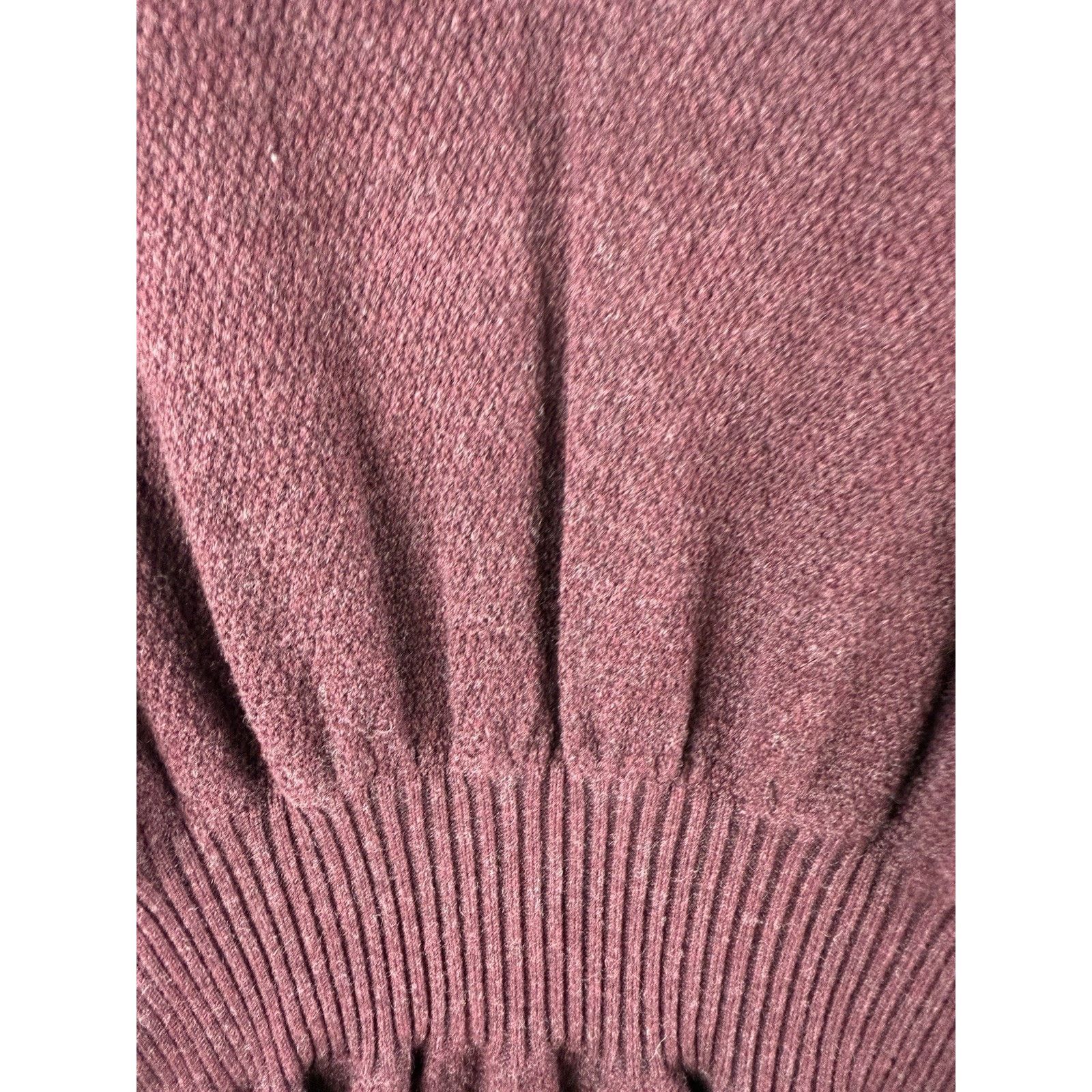 Prana NWT PrAna Milani V-Neck Dress Mulberry Knit Sweater Wool Size L / US 10 / IT 46 - 5 Thumbnail
