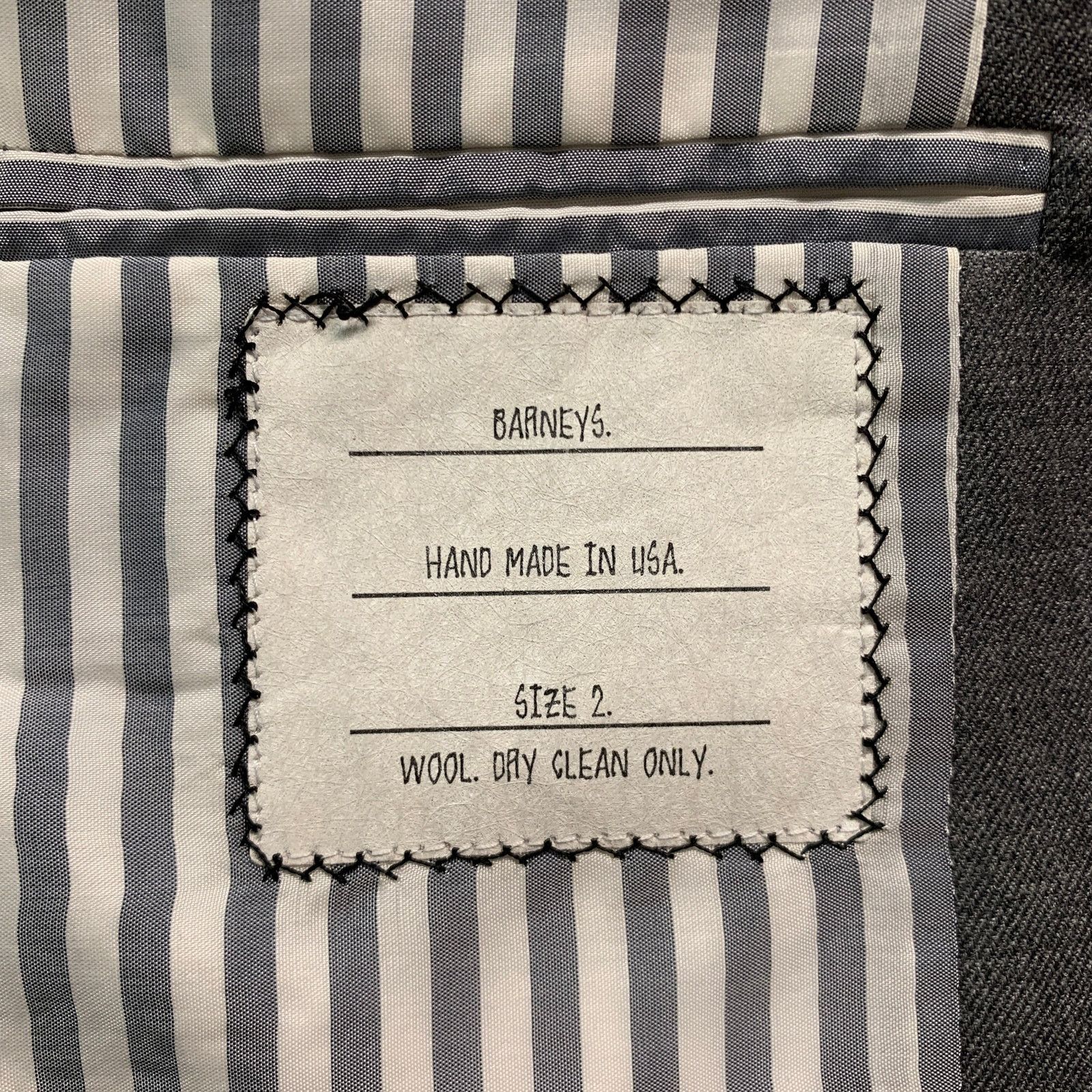 Thom Browne THOM BROWNE Size 40 Grey Tweed 3 button Sport Coat Size 40R - 6 Thumbnail