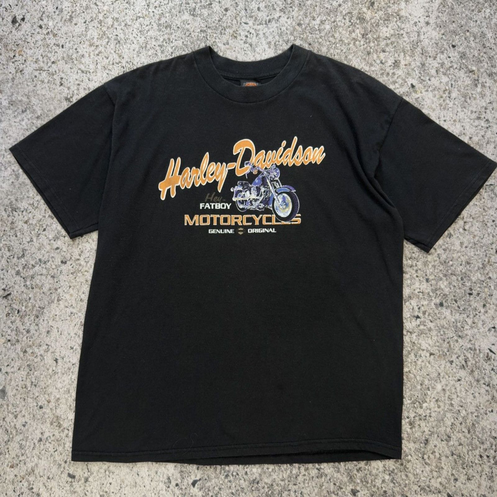 Harley Davidson 90s Harley Davidson Faded Motorcycles Tee ERD Grunge Biker Size US XL / EU 56 / 4 - 8 Thumbnail