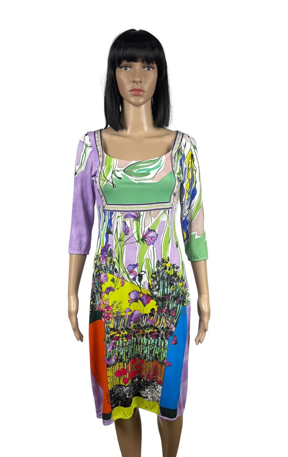 Other Save the Queen Printed Dress Made In Italy Size S Size S / US 4 / IT 40 - 1 Thumbnail