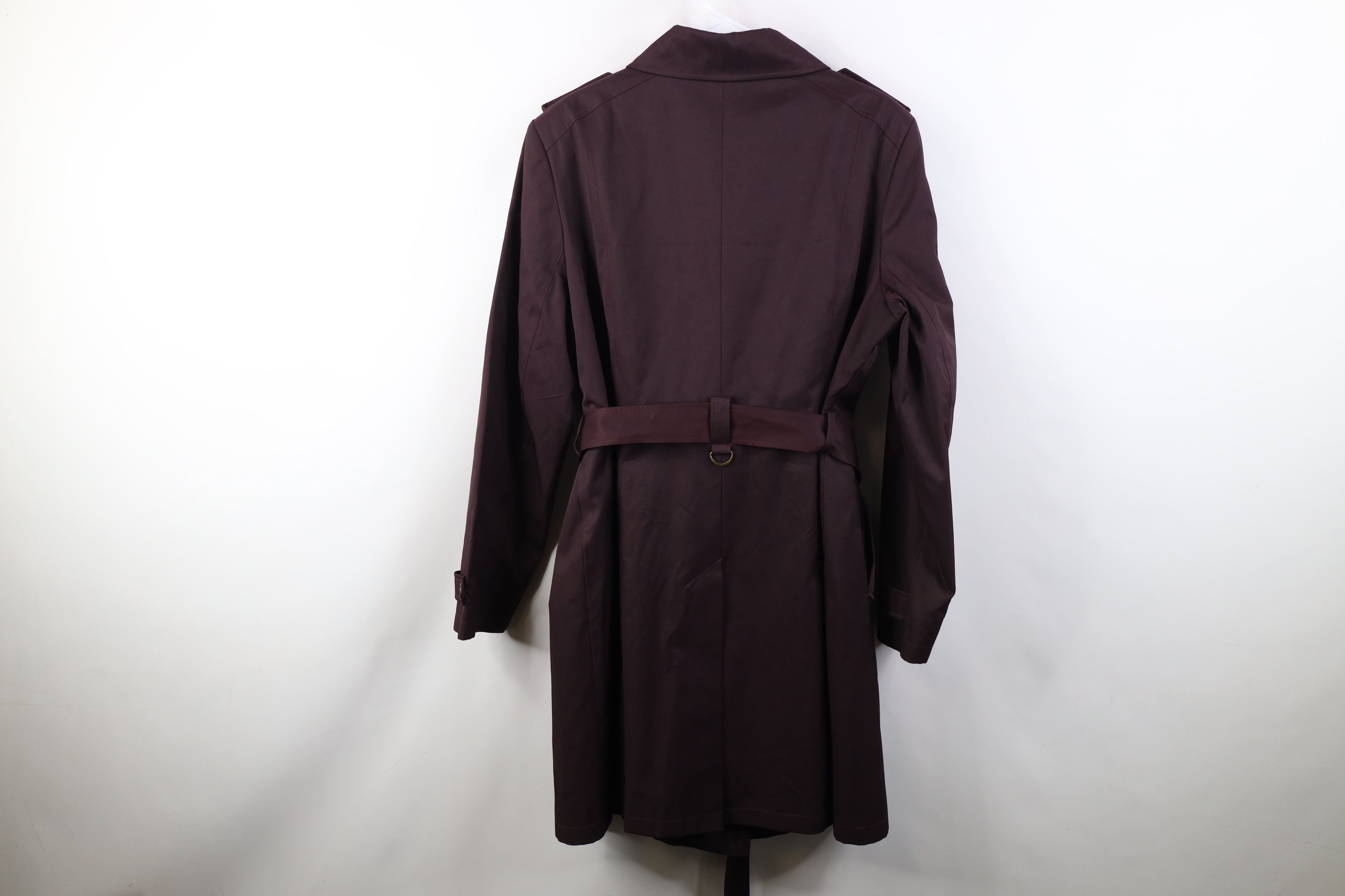 Polo Ralph Lauren Vintage Ralph Lauren Belted Trench Coat Rain Jacket Purple Size XXL / US 16-18 / IT 52-54 - 14 Thumbnail