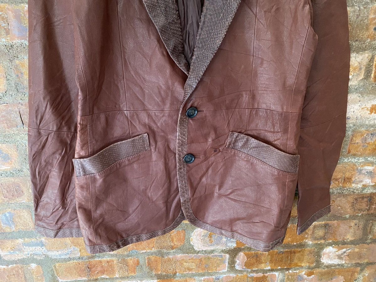 Tornado Mart 🔥🔥🔥Tornado Mart Snake Skin Leather Jacket Size US M / EU 48-50 / 2 - 4 Thumbnail
