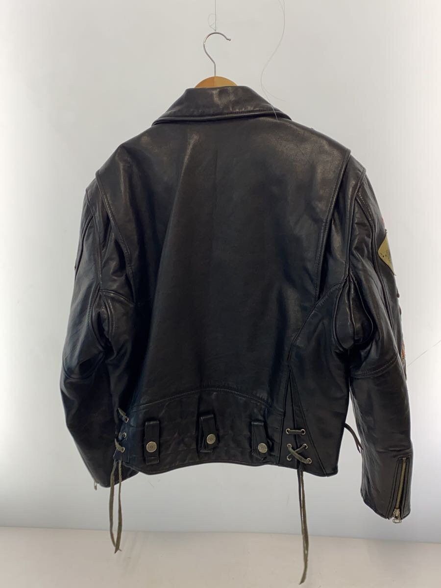 Avirex Avirex Biker Jkt 90s Repro Slv Patch Cowhide Dbl Rider Jkt Size US M / EU 48-50 / 2 - 2 Thumbnail