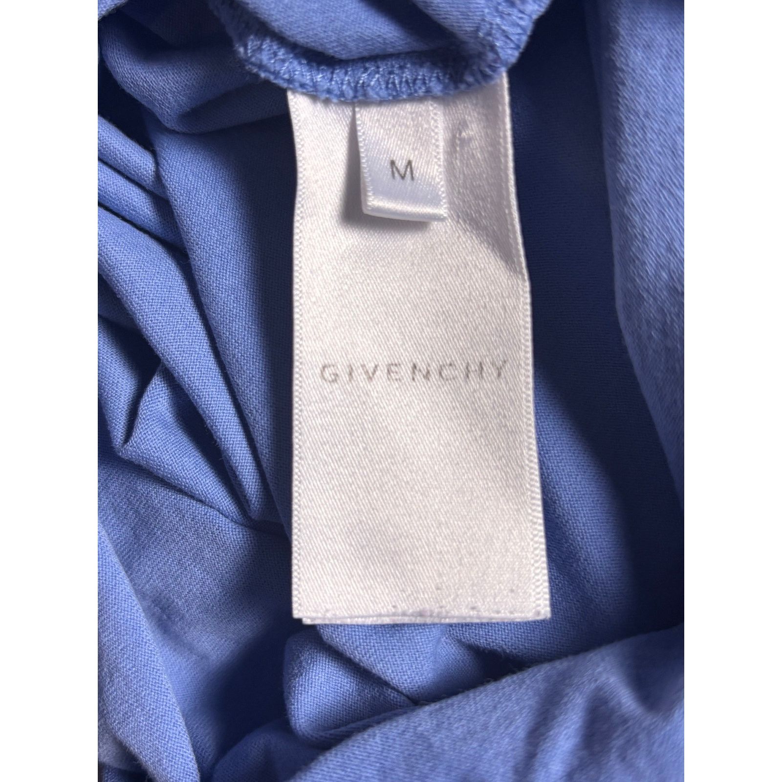 Givenchy Authentic Givenchy Paris Big Front Logo Blue Classic Fit Tee Size US M / EU 48-50 / 2 - 7 Thumbnail