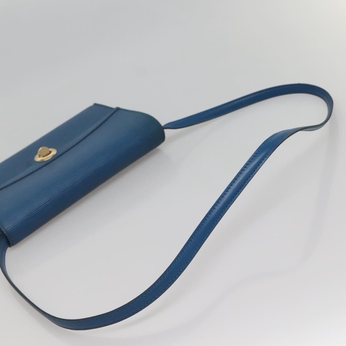 Louis Vuitton LOUIS VUITTON Epi Pochette Arche Shoulder Bag Blue M52575 Size ONE SIZE - 7 Thumbnail