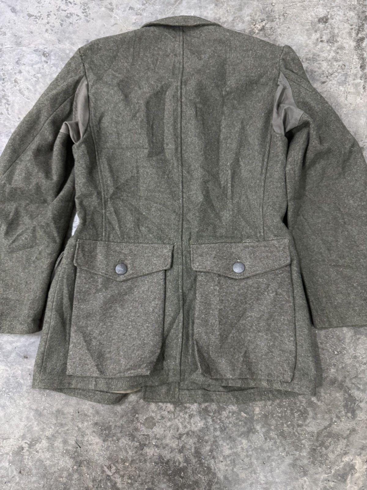 Vintage WW2 SWEDISH ARTILLERY TUNIC JACKET ARMY MILITARY WINTER WOOL Size US M / EU 48-50 / 2 - 7 Thumbnail