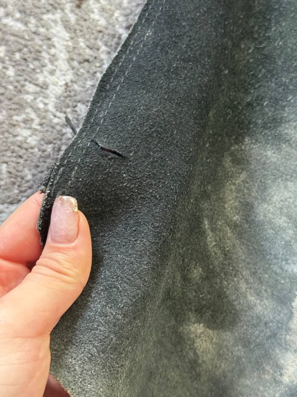 Japanese Brand Vintage y2k Opium Owens Style Suede Chaps Biker pants Size US 34 / EU 50 - 3 Thumbnail