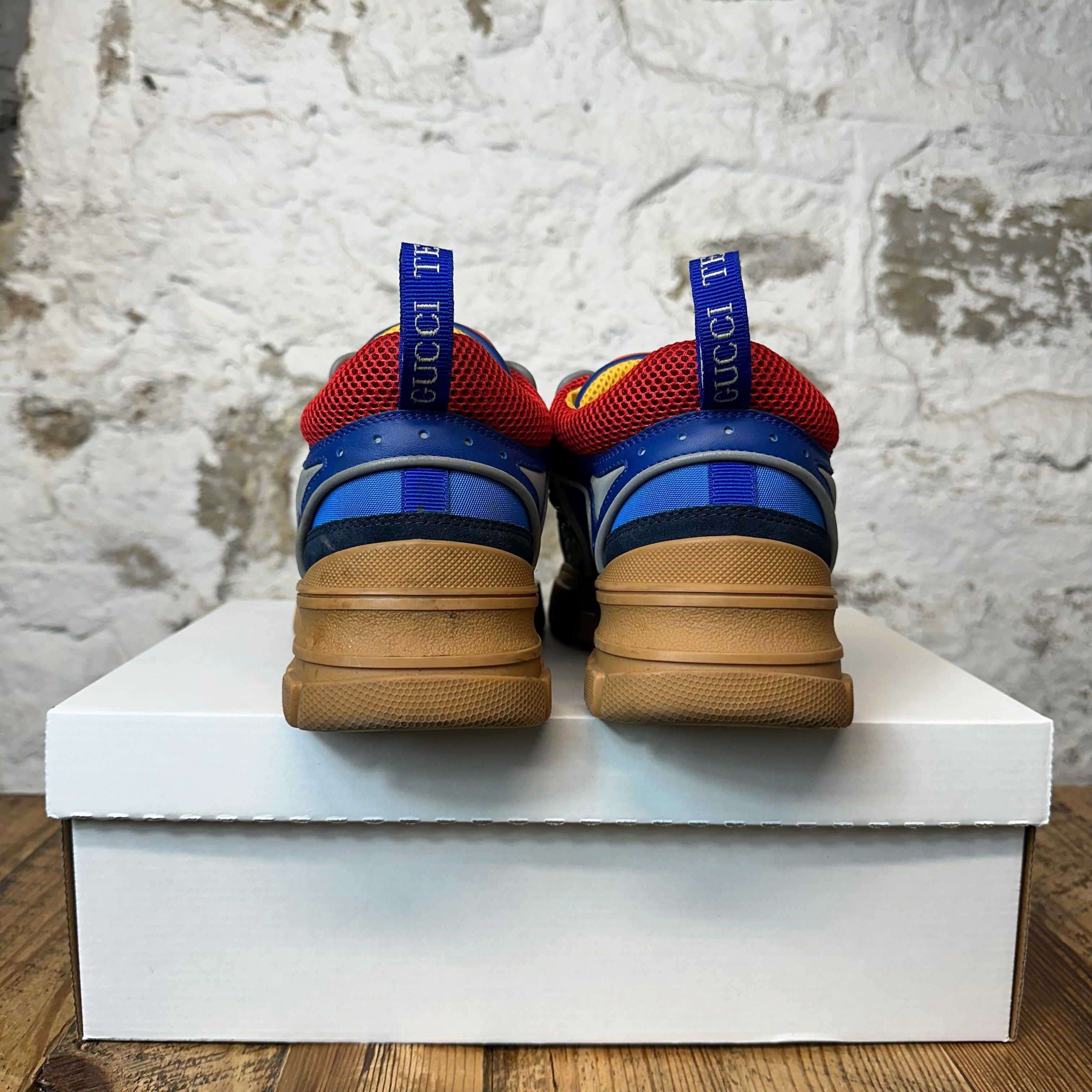 Gucci Gucci Flashtrek Red Blue Brown Boot Sneaker Sz 7 Size US 7 / EU 40 - 6 Thumbnail