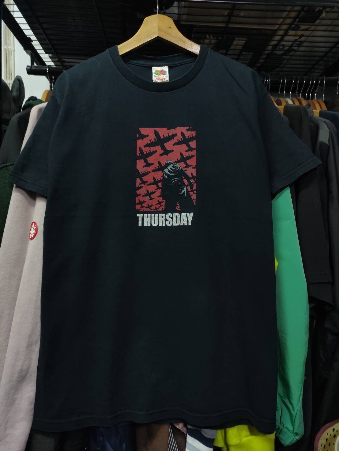 Band Tees Vtg 00's Thursday Post-hardcore Emo Band T-Shirt Size US L / EU 52-54 / 3 - 2 Thumbnail